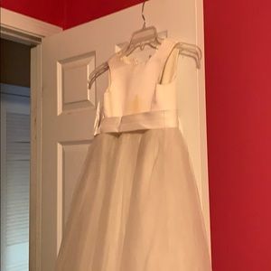 Ivory flowergirl dress